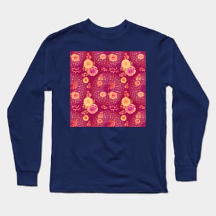 Spring Sunrise Mandalas and Roses Long Sleeve T-Shirt